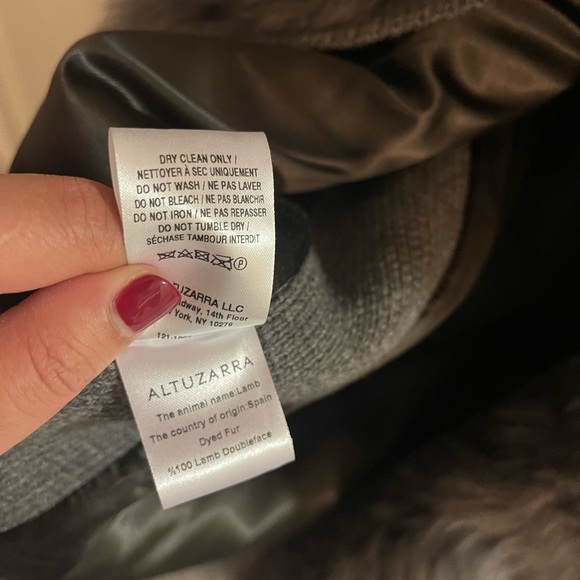ALTUZARRA SHEARLING COAT - Picture 5 of 5